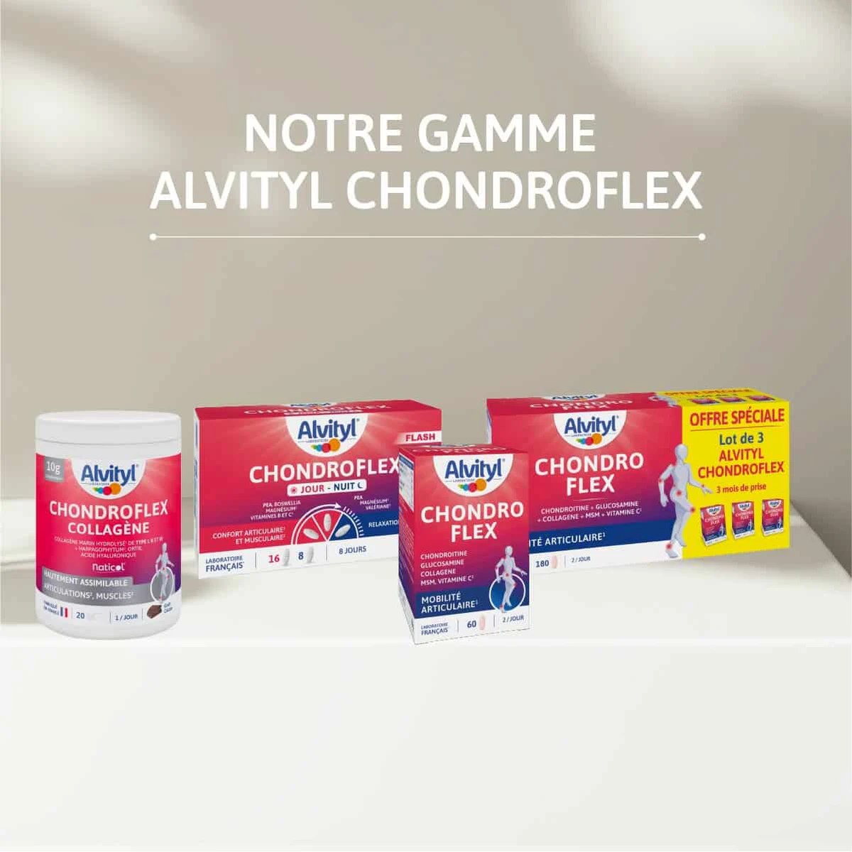 Alvityl Chondroflex 系列产品合照