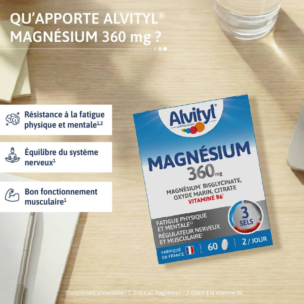 Alvityl® Magnésium 360mg：产品特点介绍图
