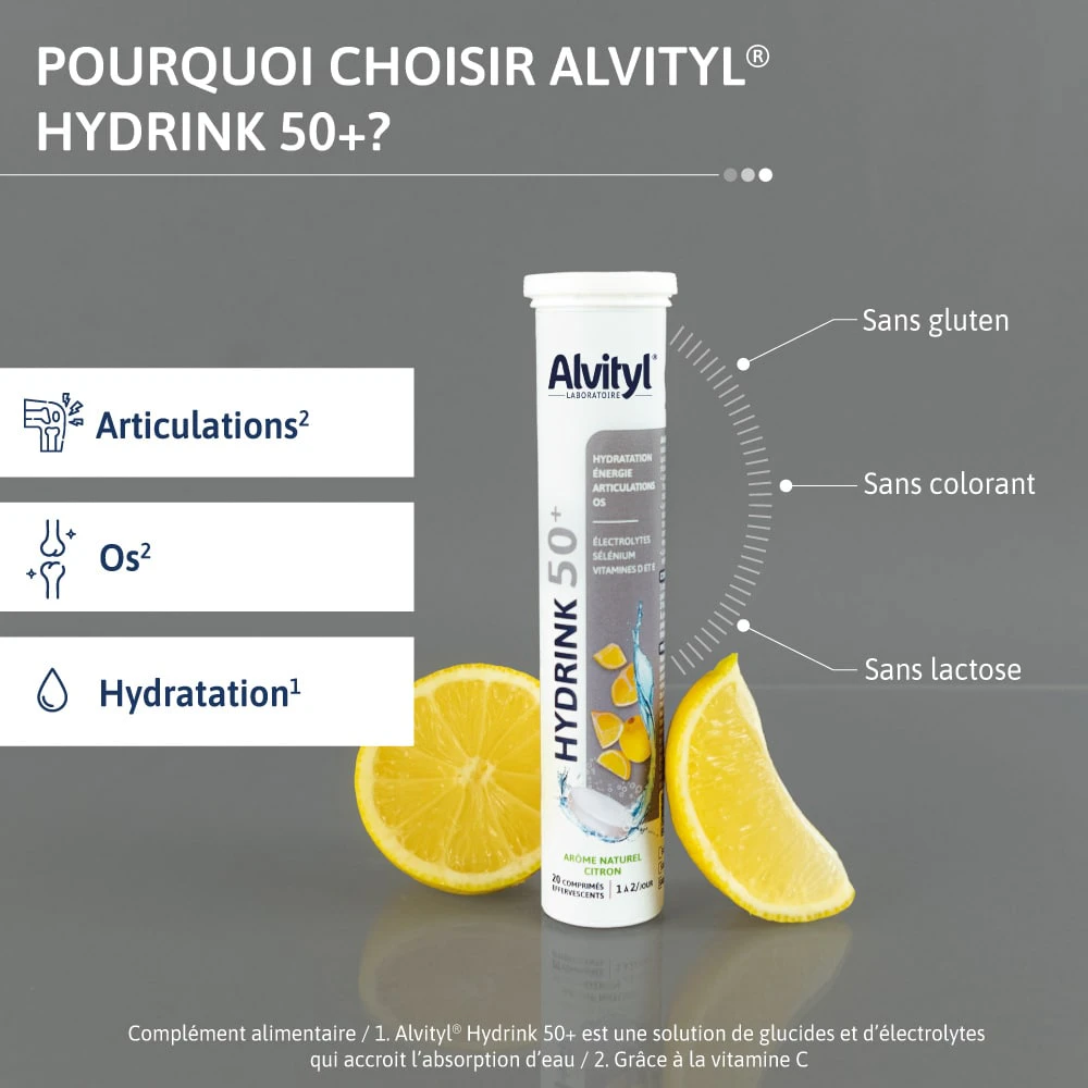 Alvityl® Hydrink 50+：产品特点介绍图