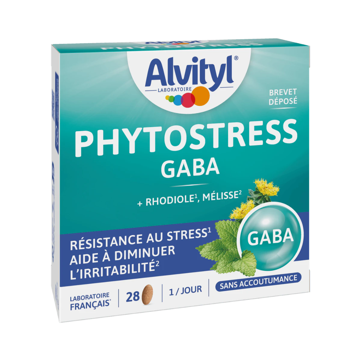 Alvityl PHYTÓSTRESS GABA 植物舒压片外盒