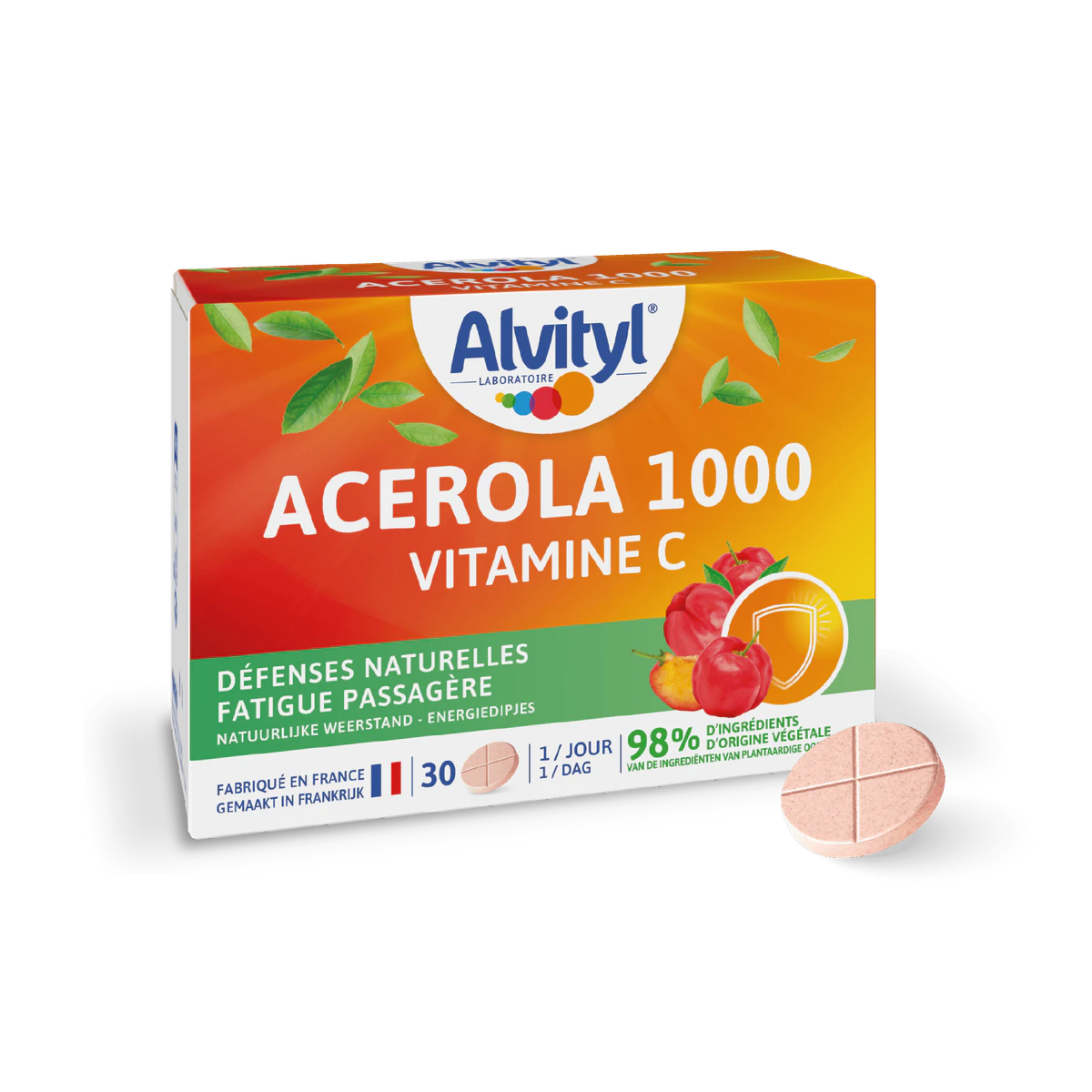 Alvityl® Acérola 1000 Vitamine C产品包装