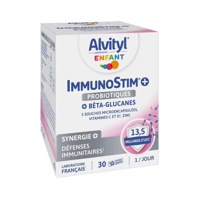 Alvityl Enfant® Immunostim + sachets产品包装