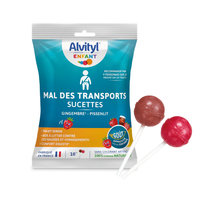 Alvityl Enfant® Mal des transports产品包装