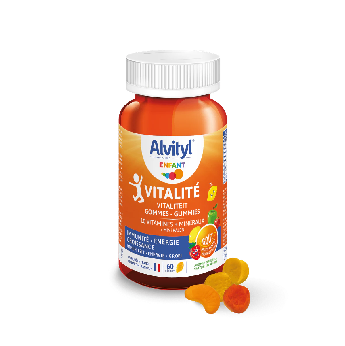 Alvityl Enfant® Vitalité Gommes产品包装