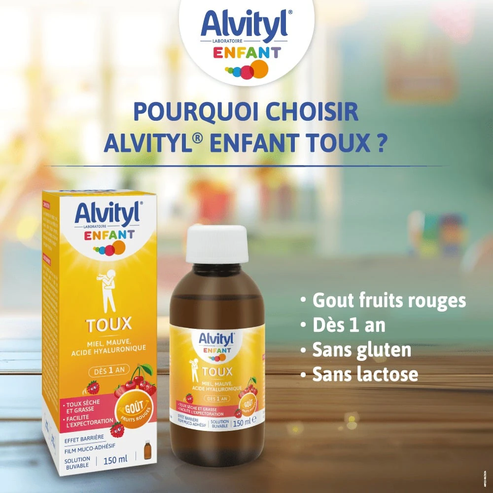 Alvityl Enfant® Toux：产品特点介绍图