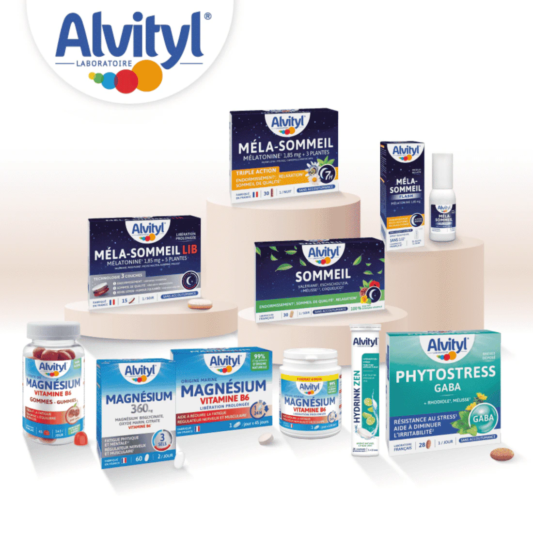 Alvityl 压力与睡眠系列产品