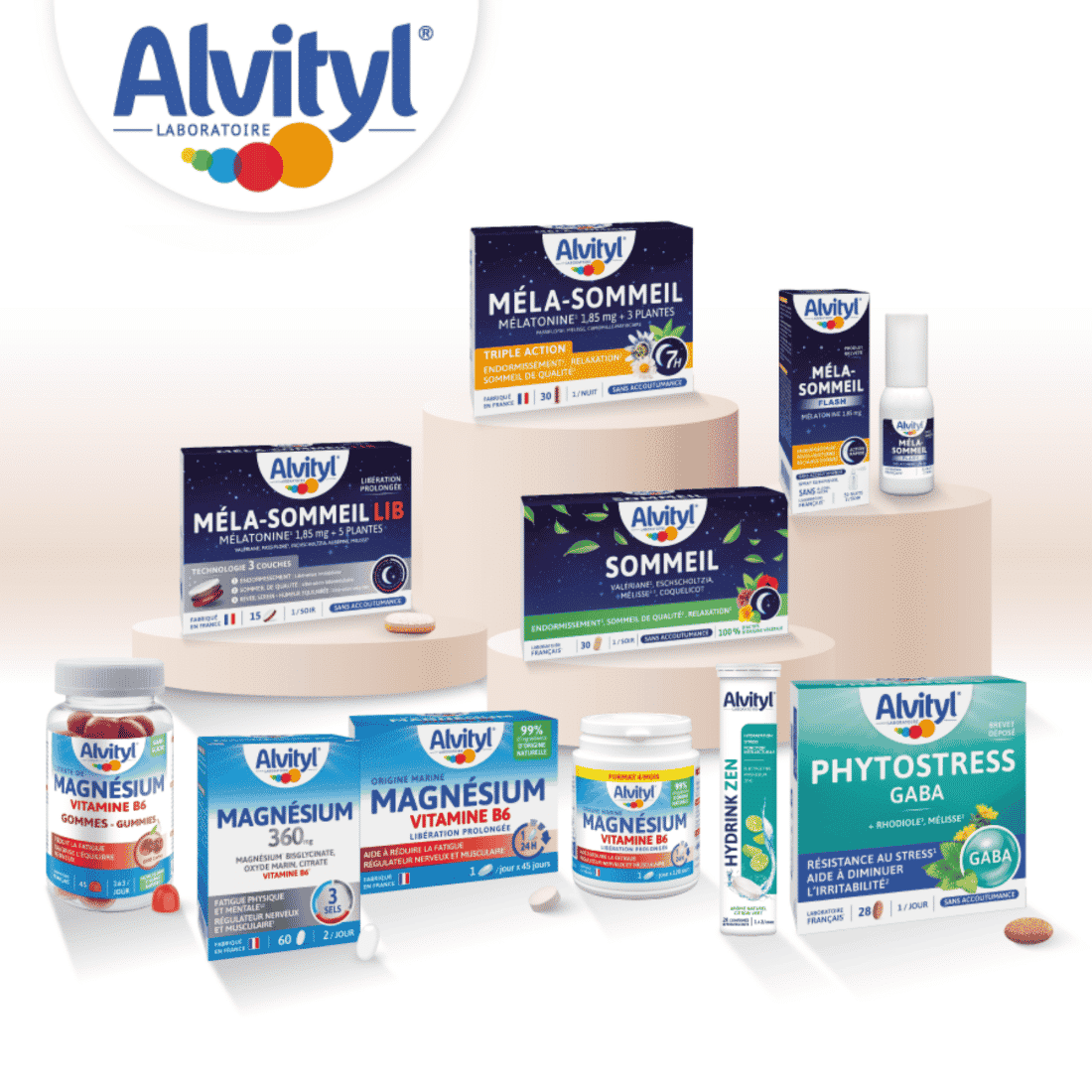 Alvityl 压力与睡眠系列产品